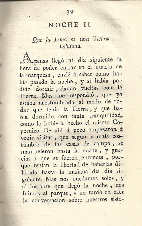 Foto 3 de 4 del artículo ««Conversaciones sobre la pluralidad de los mundos» por Mr. de Fontenelle (Madrid, 1796)»