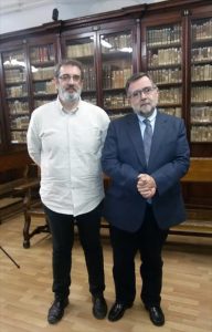 Foto 1 de 2 del artículo «Grabación de un documental sobre Cervantes en el IV centenario de su muerte»
