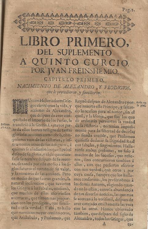 Foto 2 de 4 del artículo ««De la vida y acciones de Alejandro el Grande» de Quinto Curcio Rufo, traducido por Mateo…»