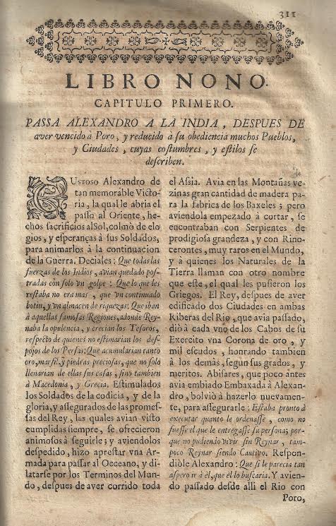 Foto 4 de 4 del artículo ««De la vida y acciones de Alejandro el Grande» de Quinto Curcio Rufo, traducido por Mateo…»
