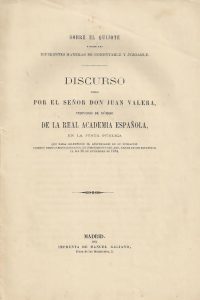 Foto 1 de 4 del artículo ««Sobre el Quijote y sobre las diferentes maneras de comentarle y juzgarle», discurso…»