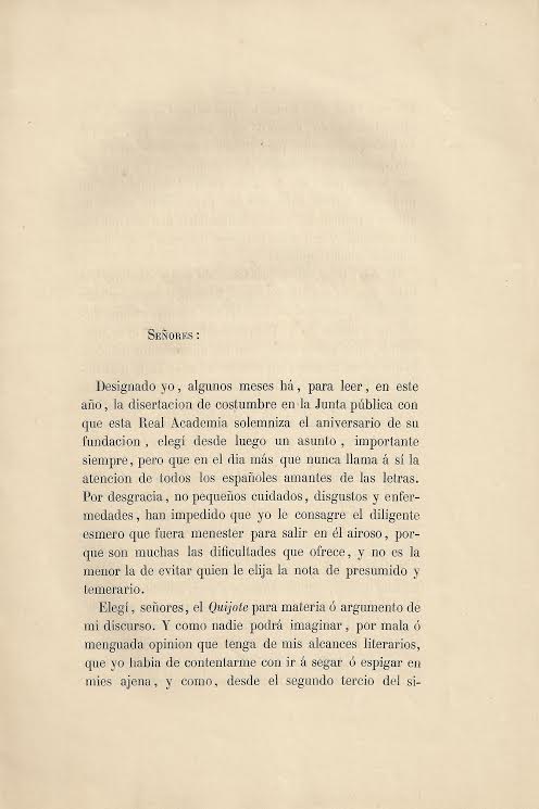 Foto 3 de 4 del artículo ««Sobre el Quijote y sobre las diferentes maneras de comentarle y juzgarle», discurso…»