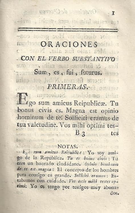 Foto 2 de 4 del artículo ««Colección de oraciones tomadas de las epístolas de Cicerón…» por Manuel Vegas Quintano…»