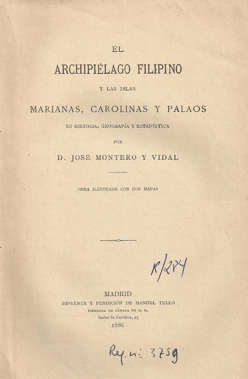 Foto 2 de 5 del artículo ««El Archipiélago Filipino y las islas Marianas, Carolinas y Palaos» por José Montero…»