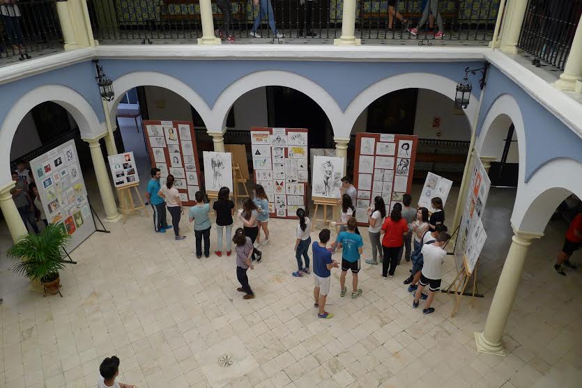 Foto del artículo «Muestra de trabajos del Bachillerato de Arte en el Instituto Aguilar y Eslava»