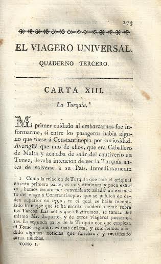 Foto 4 de 4 del artículo ««El viajero universal, o Noticia del mundo antiguo y nuevo» por Laporte y otros…»