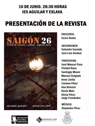 Foto 1 de 4 del artículo «Presentación de la Revista Saigón nº 26»
