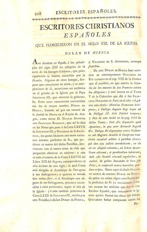 Foto 3 de 4 del artículo ««Noticias de los escritores gentiles españoles y cristianos hasta fines del siglo XIII de…»