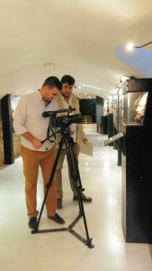 Foto del artículo «Onda Luz TV graba un reportaje en el Museo de la Pasión»