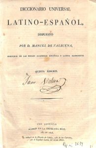Foto 1 de 4 del artículo ««Diccionario Universal Latino-Español» por Manuel de Valbuena (Madrid, 1826), donación de…»