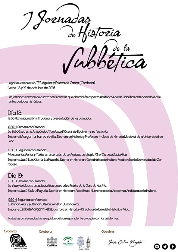 Foto 2 de 2 del artículo «I Jornadas de Historia de la Subbética»