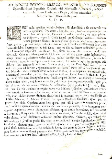 Foto 2 de 5 del artículo ««Diccionarium Aelij Antonij Nebrissensis» (Madrid, 1758)»
