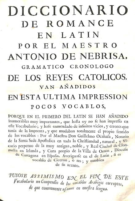 Foto 5 de 5 del artículo ««Diccionarium Aelij Antonij Nebrissensis» (Madrid, 1758)»