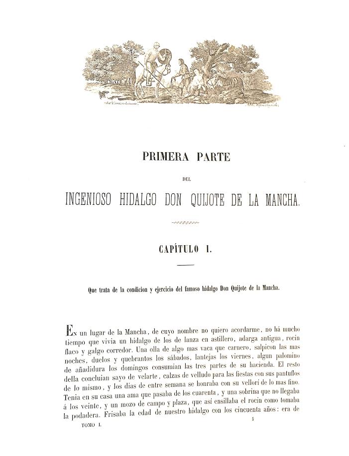 Foto 2 de 5 del artículo ««El Ingenioso Hidalgo Don Quijote de la Mancha» por Miguel de Cervantes Saavedra (Madrid…»