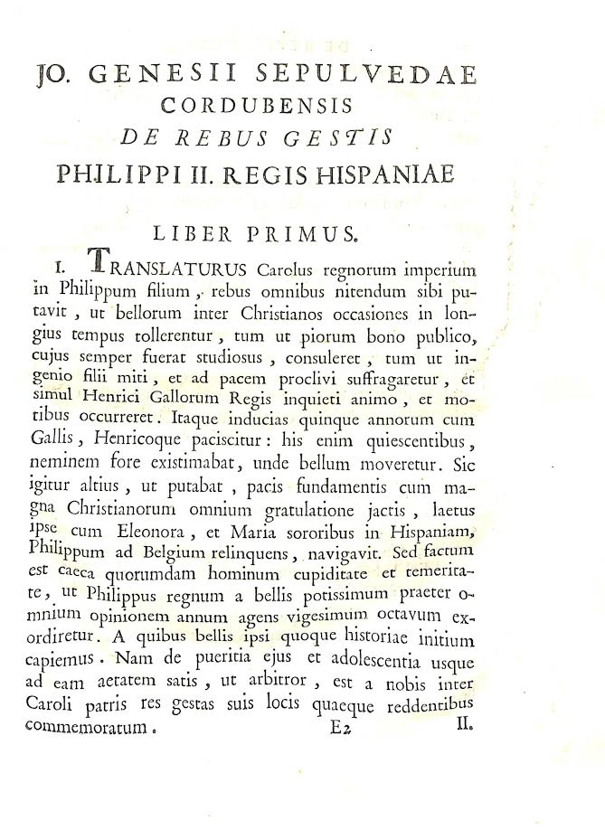 Foto 5 de 8 del artículo «Ioannis Genesii Sepulvedae cordubensis Opera (Matriti, 1780)»