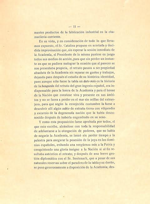 Foto 3 de 4 del artículo ««El retrato de Cervantes», conferencia de Alejandro Pidal y Mon (Madrid, 1912)»