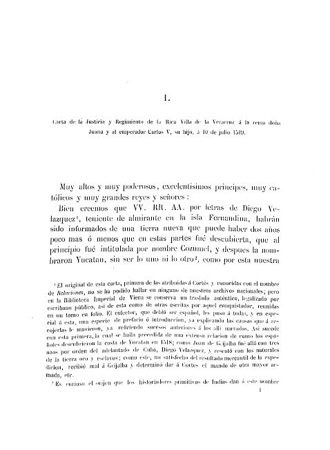 Foto 1 de 4 del artículo ««Cartas y relaciones de Hernán Cortés al Emperador Carlos V» colegidas e ilustradas por…»