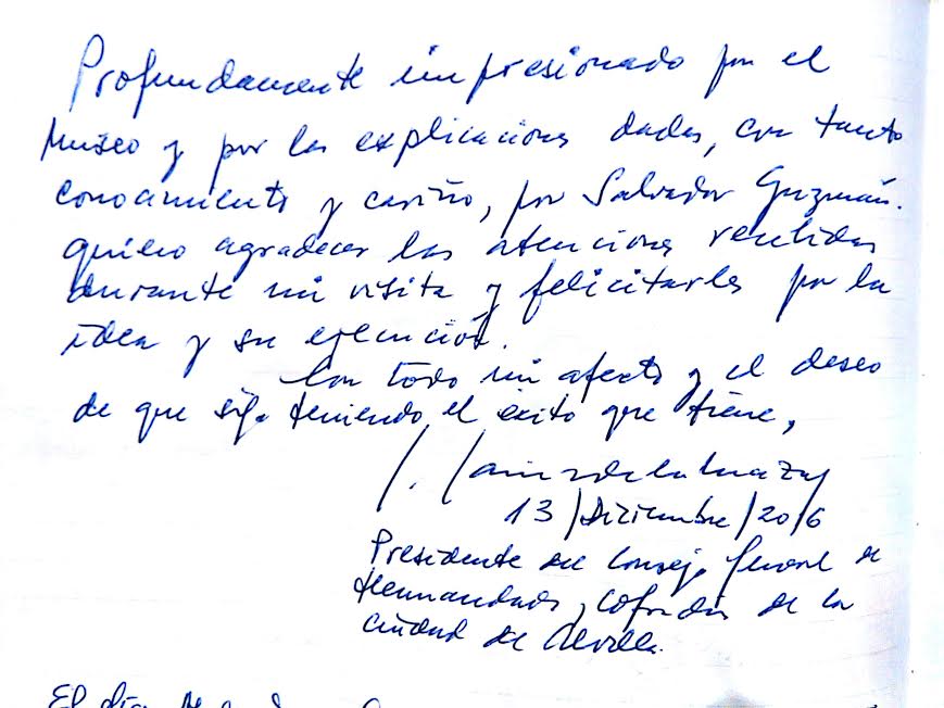 Foto 3 de 3 del artículo «El presidente del Consejo General de Hermandades y Cofradías de Sevilla visita el Museo…»