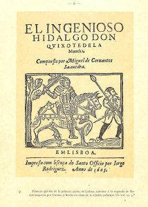 Foto 1 de 5 del artículo «Catálogo de la exposición del tercer centenario de la publicación del Quijote (Biblioteca…»