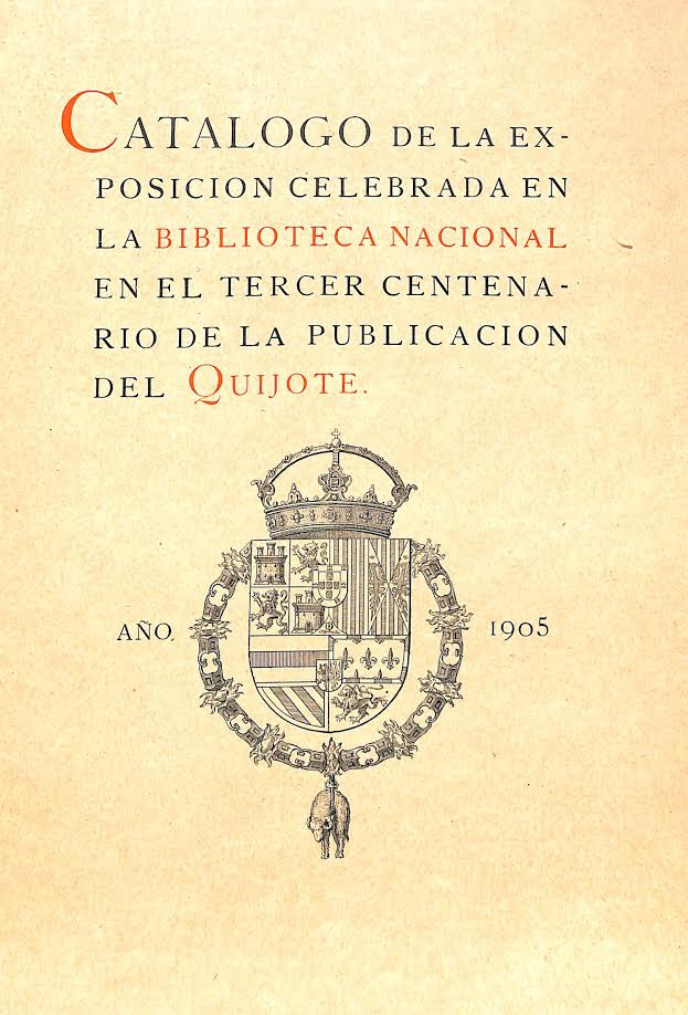 Foto 2 de 5 del artículo «Catálogo de la exposición del tercer centenario de la publicación del Quijote (Biblioteca…»