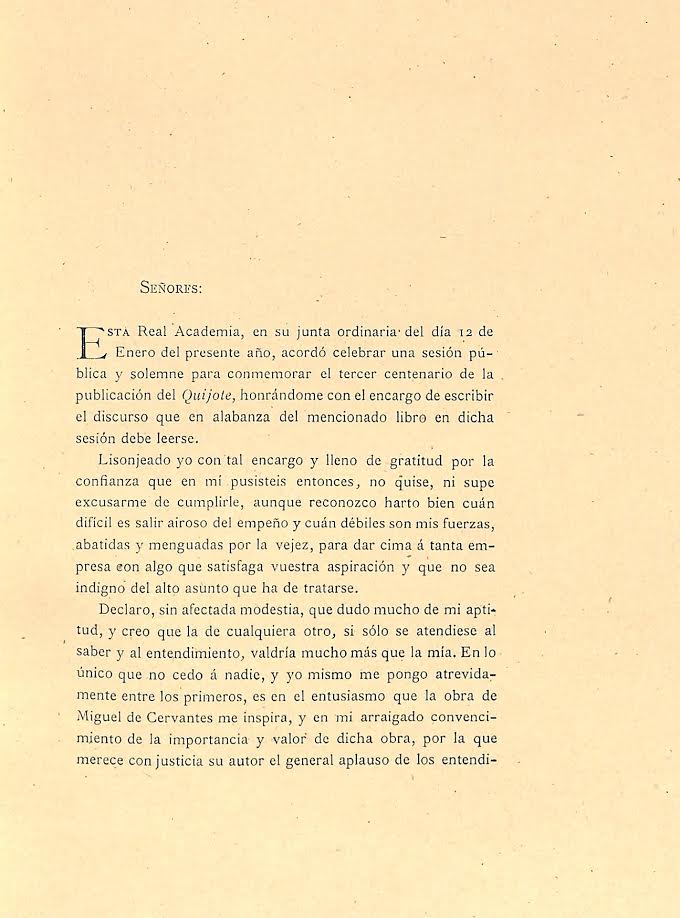 Foto 2 de 5 del artículo «Discurso de Don Juan Valera, por encargo de la Real Academia Española, para conmemorar el…»
