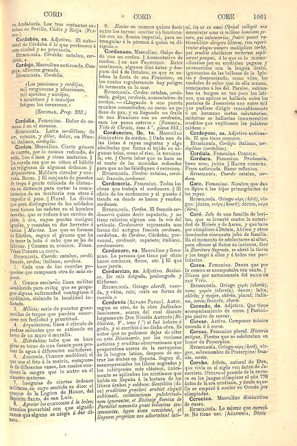 Foto 4 de 6 del artículo ««Primer Diccionario General Etimológico de la Lengua Española» por Roque Barcia (Madrid…»