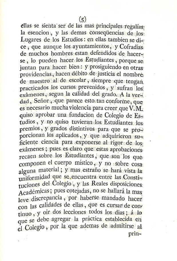 Foto 6 de 11 del artículo «Real provisión de S. M. y señores del Consejo por la que se concede al Real Colegio de…»