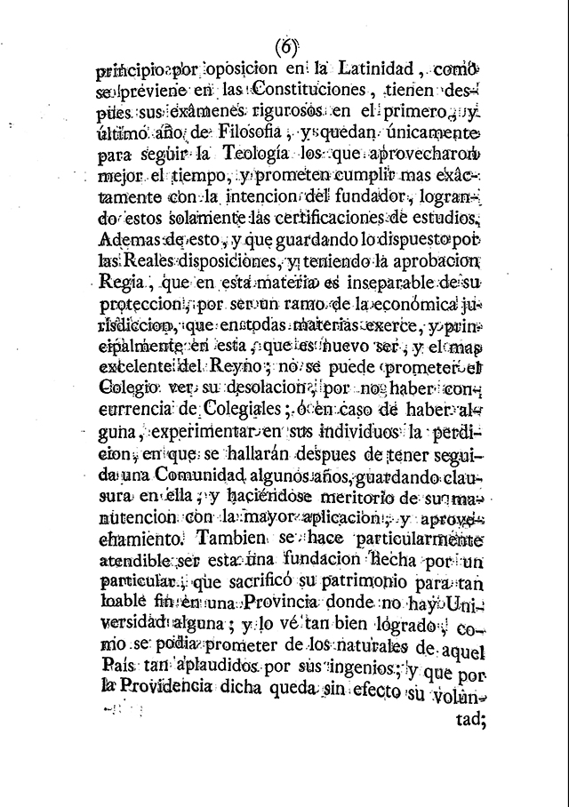 Foto 7 de 11 del artículo «Real provisión de S. M. y señores del Consejo por la que se concede al Real Colegio de…»