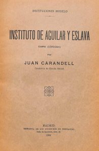 Foto 1 de 8 del artículo «Archivo Histórico de la Fundación Aguilar y Eslava. Documento del Mes. El Real Colegio de…»