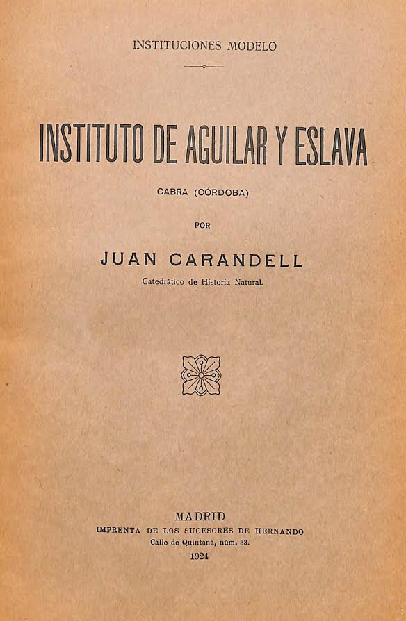Foto 1 de 8 del artículo «Archivo Histórico de la Fundación Aguilar y Eslava. Documento del Mes. El Real Colegio de…»