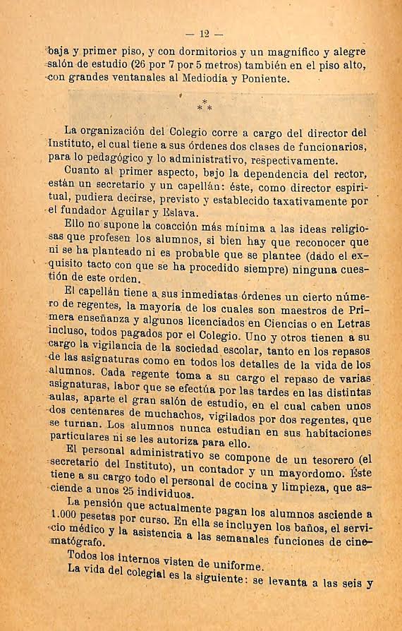 Foto 5 de 8 del artículo «Archivo Histórico de la Fundación Aguilar y Eslava. Documento del Mes. El Real Colegio de…»
