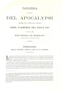 Foto 1 de 9 del artículo «Grabados que reproducen los ochos paños de la tapicería llamada del Apocalypsi (Propiedad…»