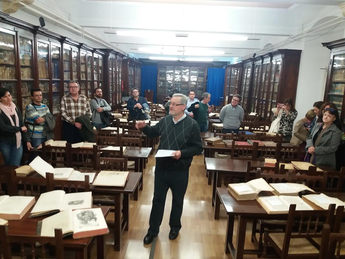 Foto 3 de 3 del artículo «Visita del Centro de Profesorado a la Biblioteca Histórica Aguilar y Eslava»