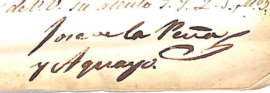 Foto 4 de 4 del artículo «Carta de Peña y Aguayo agradeciendo la felicitación del Colegio de la Purísima…»