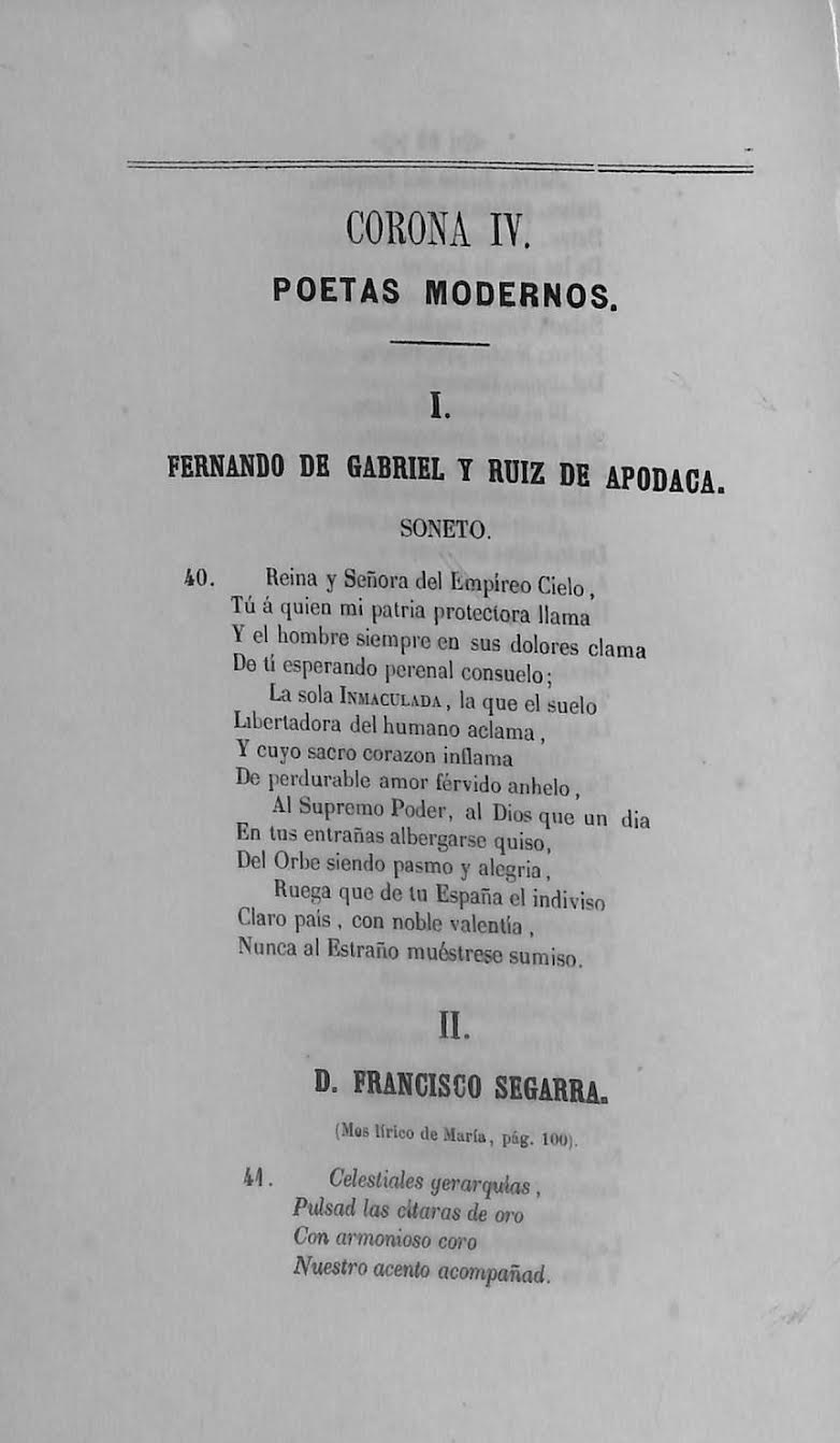 Foto 6 de 7 del artículo ««Corona poética de los españoles a su excelsa e inmaculada patrona la Santísima Virgen…»