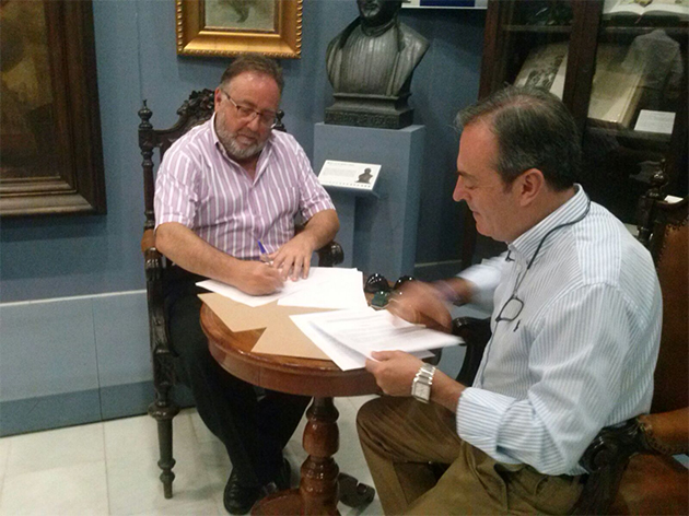 Foto 2 de 4 del artículo «Convenio de colaboración entre la Fundación Aguilar y Eslava y el Ayuntamiento de…»