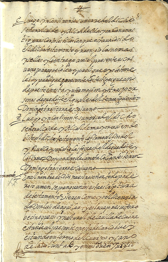 Foto 2 de 8 del artículo «Testamento de D. Luis de Aguilar y Eslava: Fundar un Colegio para que estudiantes pobres…»