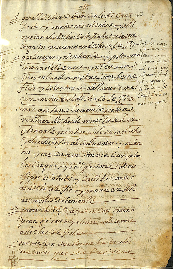 Foto 7 de 8 del artículo «Testamento de D. Luis de Aguilar y Eslava: Fundar un Colegio para que estudiantes pobres…»