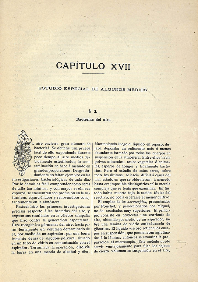 Foto 3 de 6 del artículo «Tratado de microbiología por Tyndall, Macé, Pasteur, etc., traducido por Francisco…»