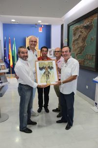 Foto 1 de 3 del artículo «La Hermandad pasionista del Cerro del Águila de Sevilla visita el Museo de la Pasión»