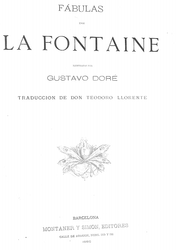 Foto 2 de 6 del artículo «Fábulas de La Fontaine, ilustradas por Gustavo Doré. Traducción de Teodoro Llorente…»
