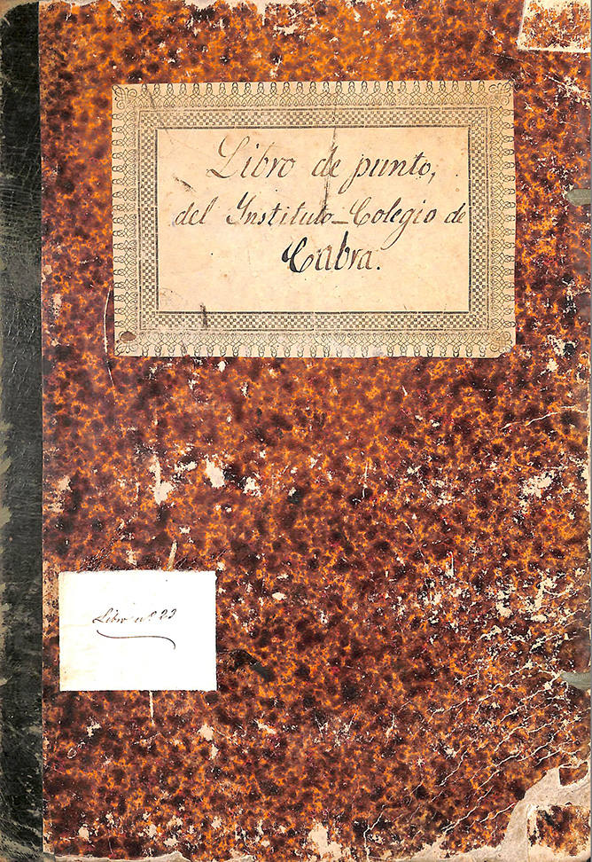 Foto 1 de 7 del artículo «Libro de punto donde se firman las misas aplicadas por el licenciado D. Luis de Aguilar y…»