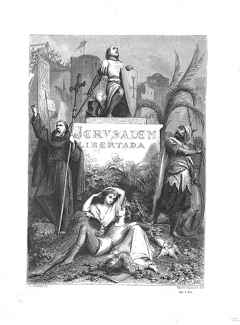 Foto 2 de 4 del artículo ««La Jerusalem libertada» de Torcuato Tasso, puesta en verso castellano por el marqués de…»