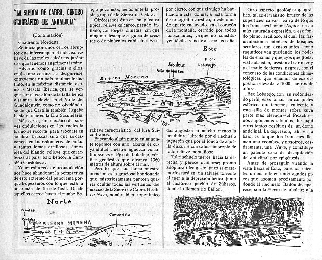 Foto 5 de 7 del artículo «XIV Congreso Geológico Internacional en Cabra (VI). «Moldes de estampación de la Sierra…»
