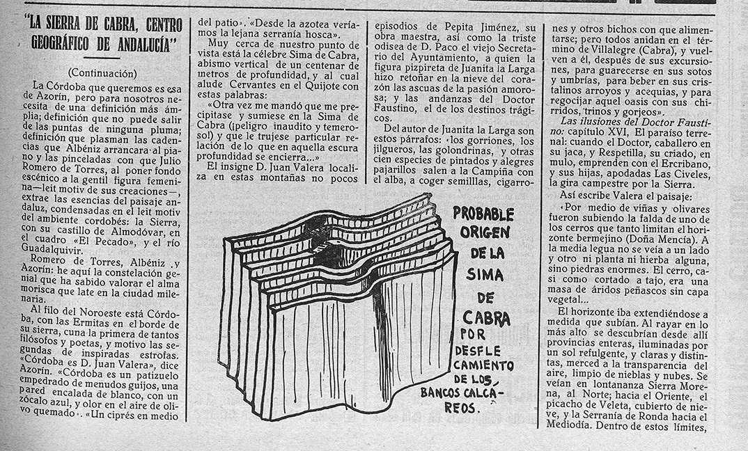 Foto 6 de 7 del artículo «XIV Congreso Geológico Internacional en Cabra (VI). «Moldes de estampación de la Sierra…»