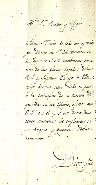 Foto 2 de 4 del artículo «3 cartas de Manuel Genaro Villota (1797, 1829, 1833), fiscal de la Real Audiencia de…»