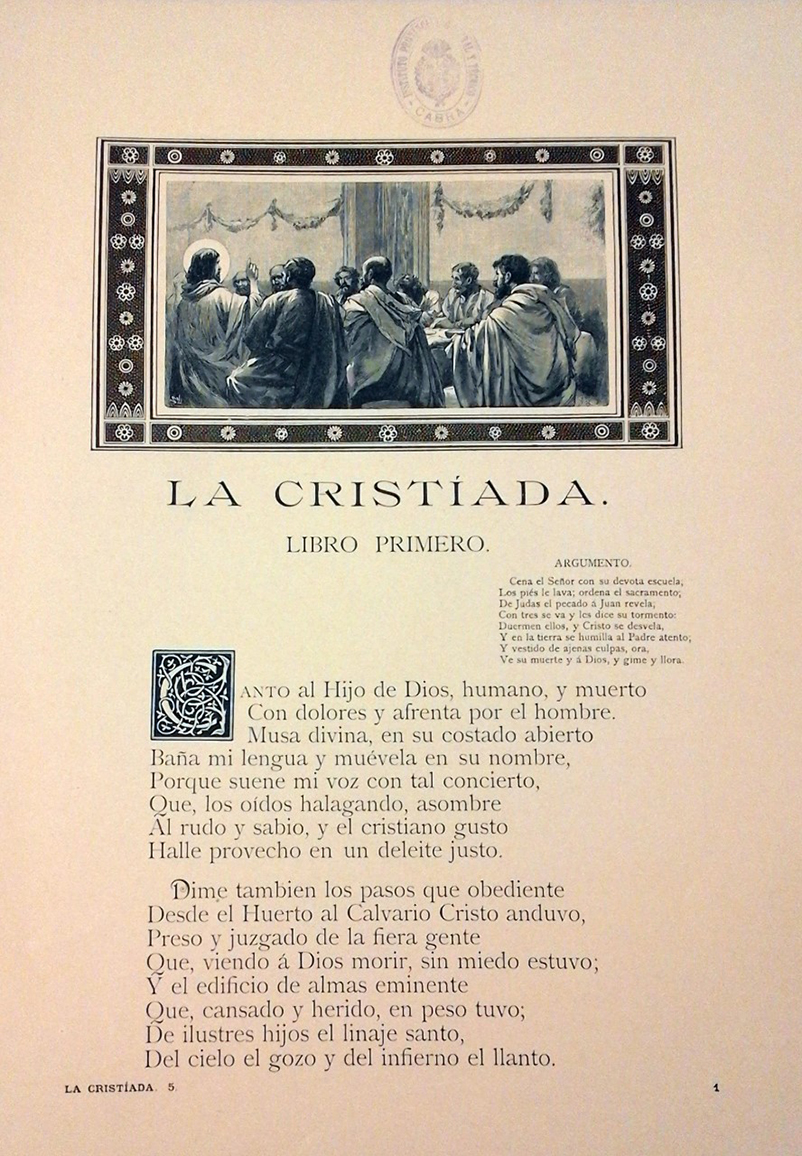 Foto 4 de 8 del artículo ««La Cristiada. Vida de Jesús Nuestro Señor» por Fr. Diego de Hojeda. Edición monumental…»