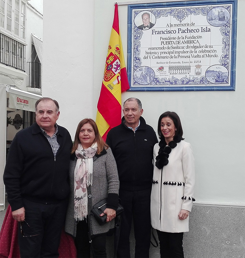 Foto 6 de 6 del artículo «Un azulejo recuerda a Francisco Pacheco como impulsor del V Centenario de la Primera…»