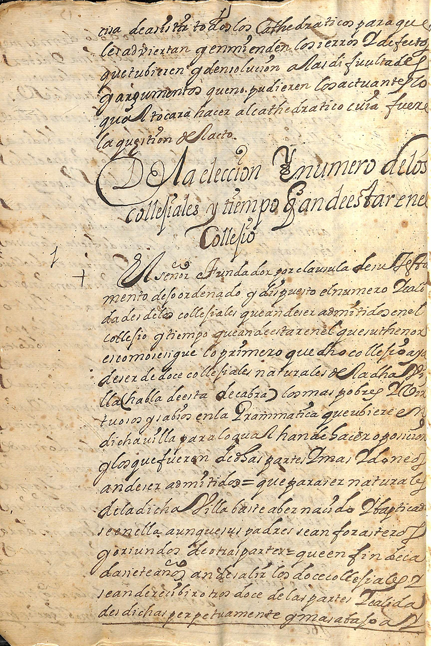 Foto 4 de 7 del artículo «Constituciones del Real Colegio de la Purísima Concepción de Cabra (1700)»