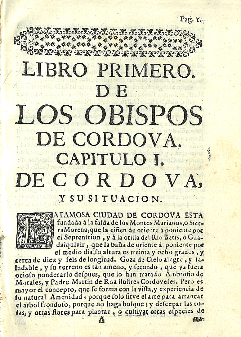 Foto 2 de 7 del artículo ««Catálogo de los obispos de Córdoba» de Juan Gómez Bravo, año 1739 (Se relacionan los…»